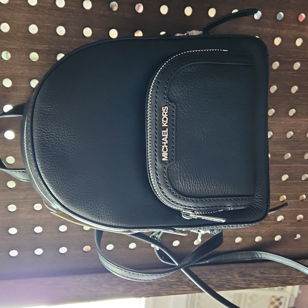 Michael kors mini backpack black
